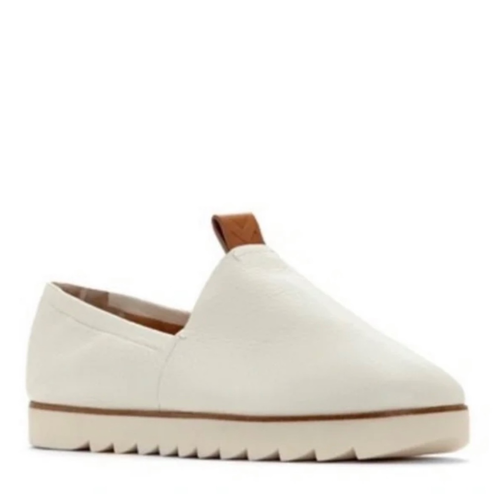 Mercedes Castillo Women’s Clelialug Loafer Size US 7.5 Slip-On Off-White $298